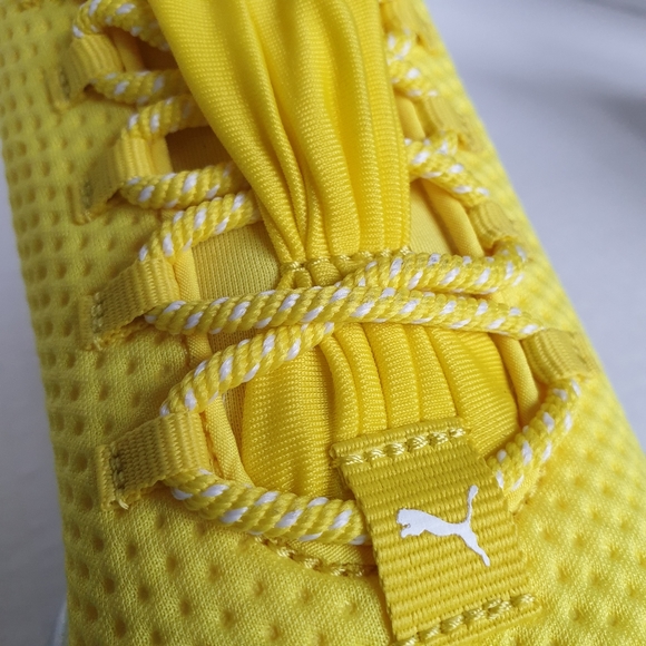 Puma Mode XT Bright Yellow Womens Active Hybrid Training Lace-Up Sneakers Sz 6 - Picture 5 of 12